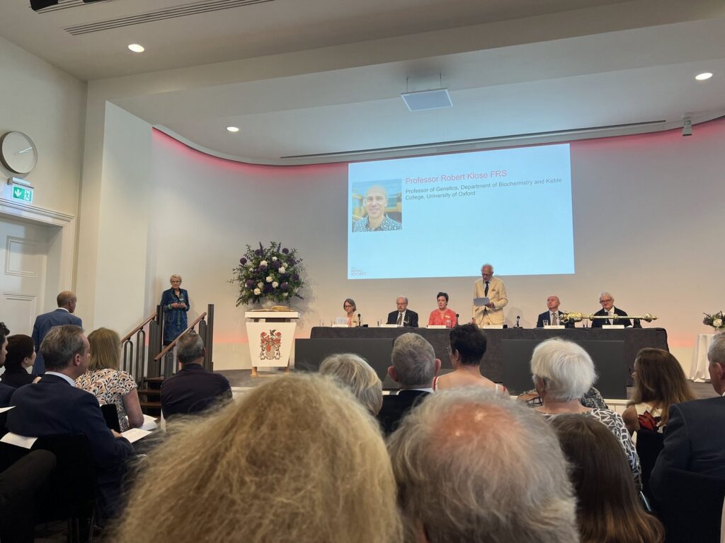 Royal Society admission ceremony